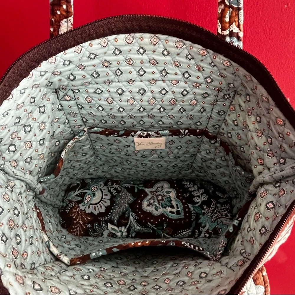 Vera Bradley Java Blue Tote Bag - Picture 7 of 10